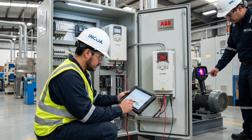 Cuándo es indispensable contactar al soporte técnico oficial de ABB
